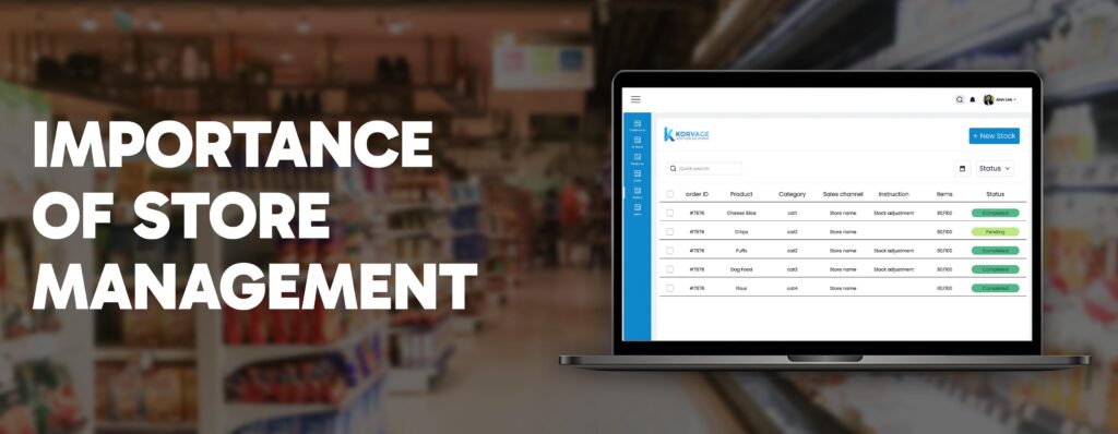 Importance of store management 